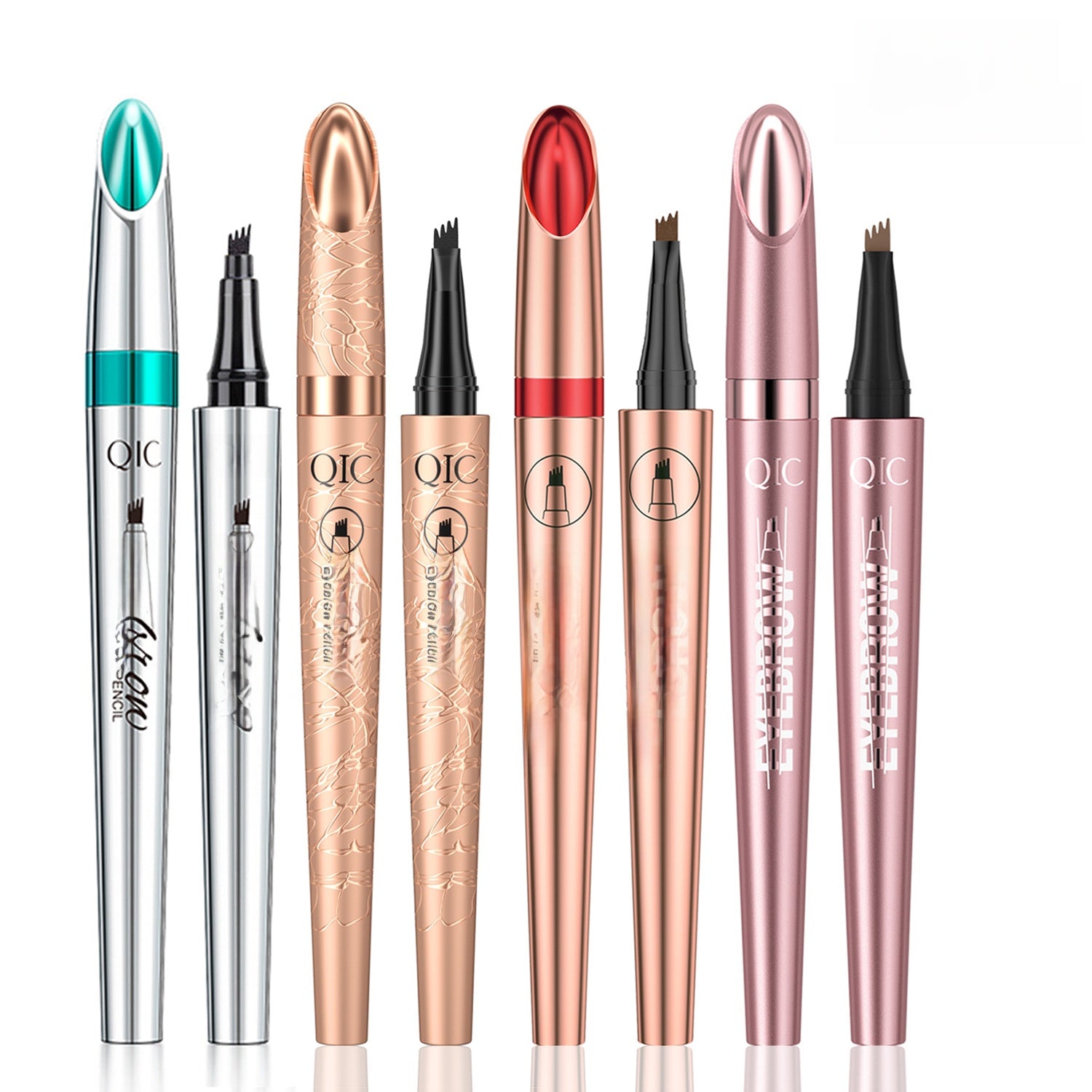 Rose Gold Four-Claw Eyebrow Pencil