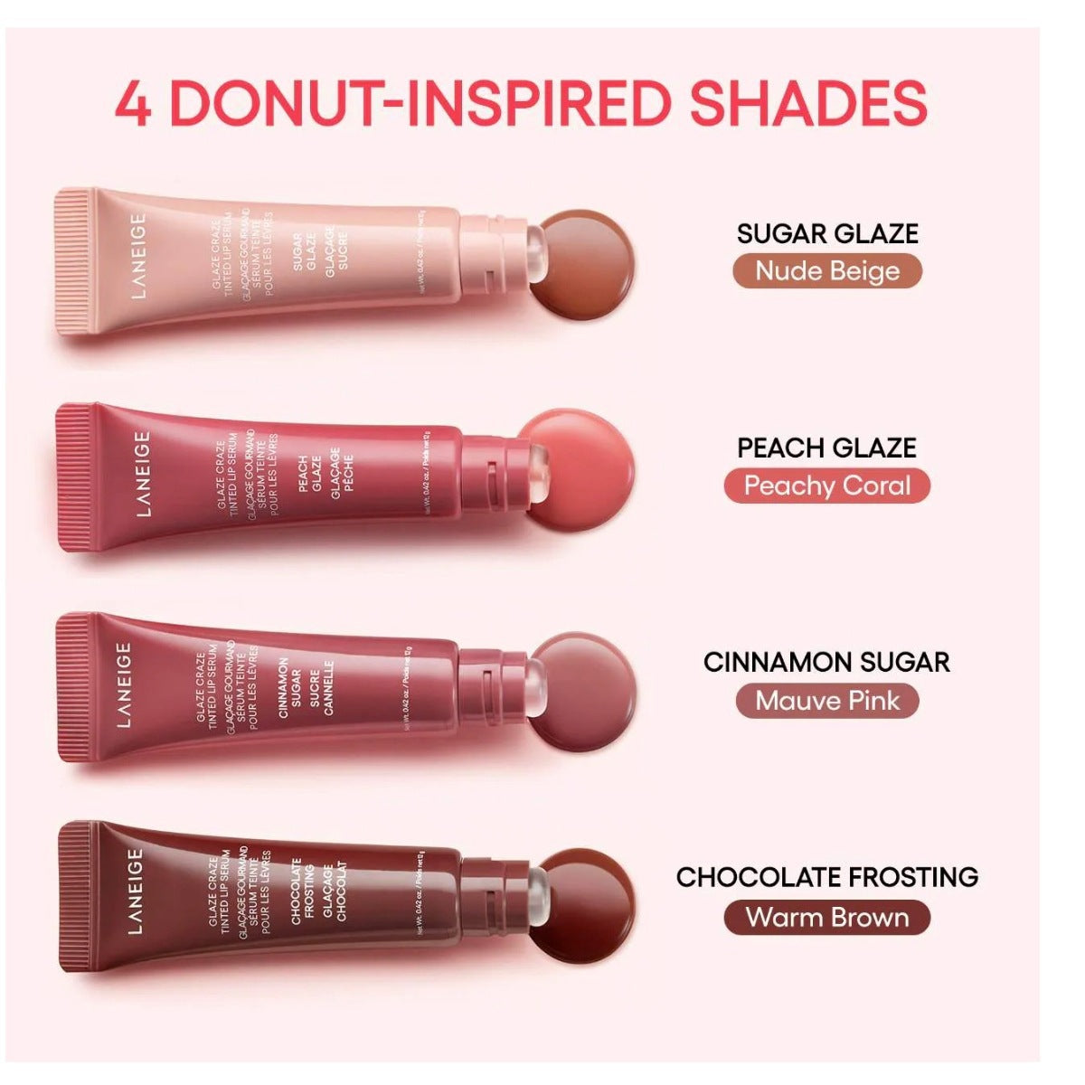L-Aneige Donut Tinted Lip Balm Hydrating Gloss