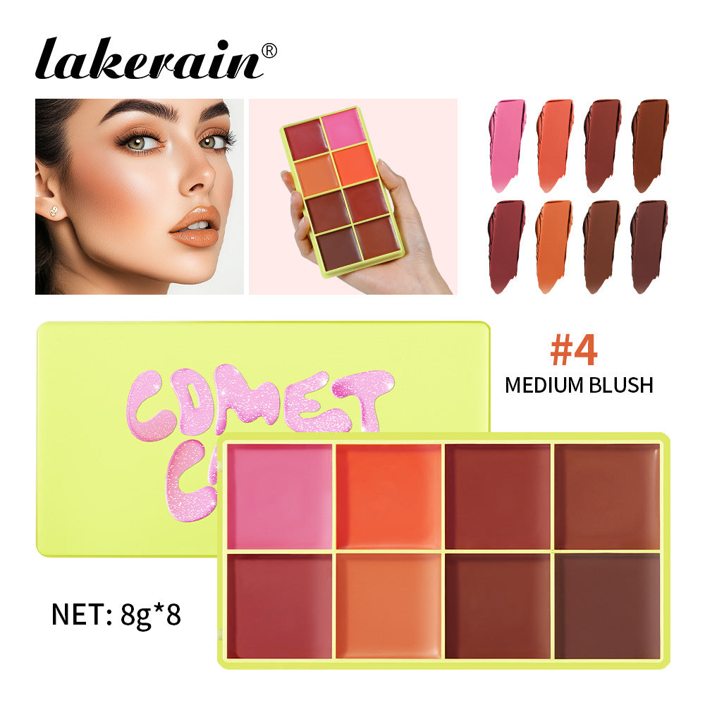 8-Color Blush Highlighter Contour Palette